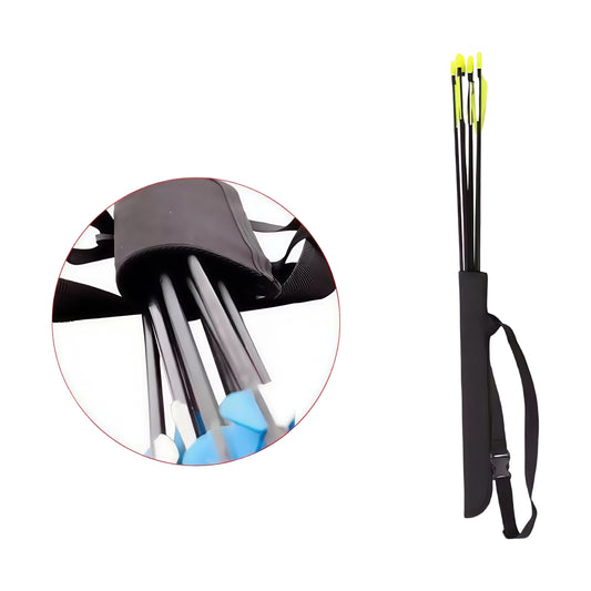 Black portable quiver