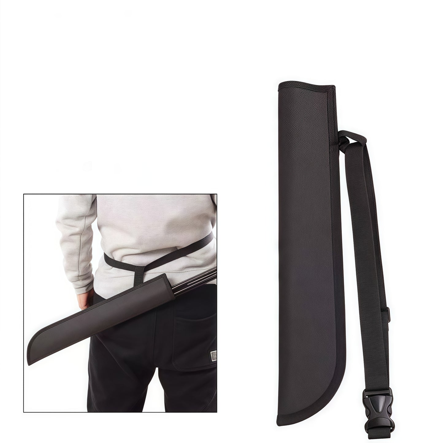 Black portable quiver