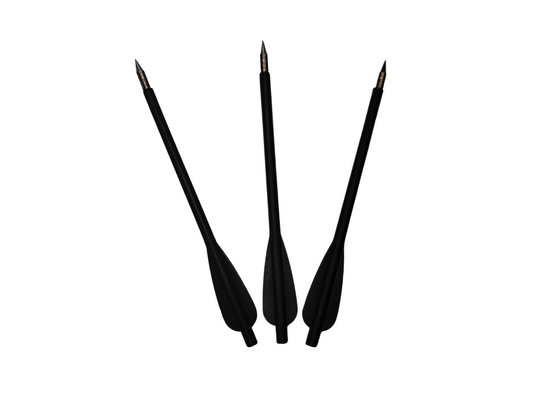 Carbon bolts  6.5"Have wings （Pack of 10）