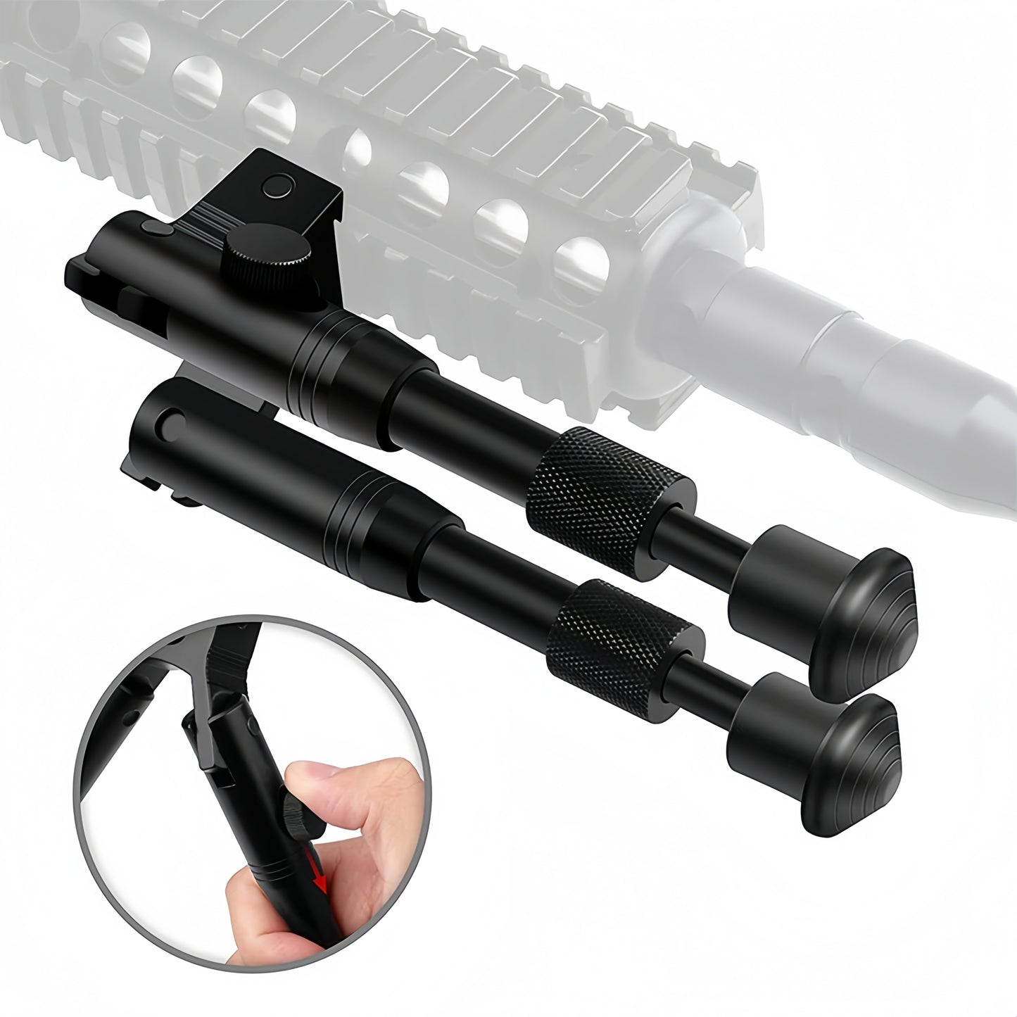 Outdoor hunting bipod stabilizer