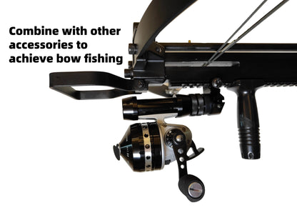 Install the sight and the fishing wheel fixing fixture